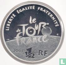 France 1½ euro 2003 (PROOF) "100th Anniversary of the Tour de France - Finish line on the Champs-Élysées"