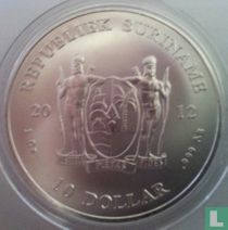 Suriname 10 dollar 2012