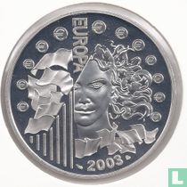 Frankrijk 1½ euro 2003 (PROOF) "First anniversary of the euro"