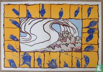 Alechinsky - Compositie, 1981