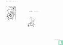 Originele tekening Stripenvelop