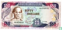 Jamaica 50 Dollars 1988