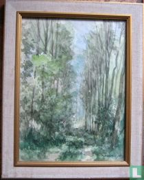 Boslandschap in De Meierij van 's-Hertogenbosch