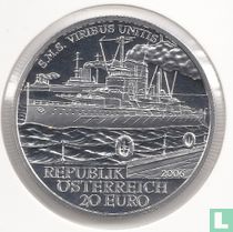 Autriche 20 euro 2005 (BE) "Austrian navy and merchant marine - S.M.S. Viribus Unitis"