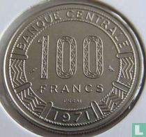 Gabon 100 francs 1971 (trial)