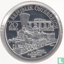 Austria 20 euro 2004 (PROOF) "South railways Vienna-Triest"