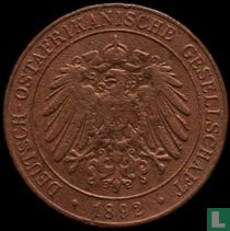 Afrique orientale allemande 1 pesa 1892