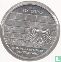 Duitsland 10 euro 2007 "50 years Deutsche Bundesbank"