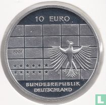 Duitsland 10 euro 2007 (PROOF) "50 years Deutsche Bundesbank"