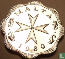 Malta 2 mils 1980 (PROOF)