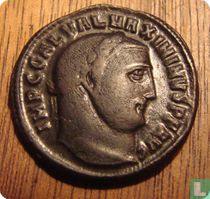 L'Empire romain, AE Follis, 308-313 AD, Maximin II, Antakya (Antioche), 310-311 AD