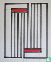 [Tekening met collage techniek]