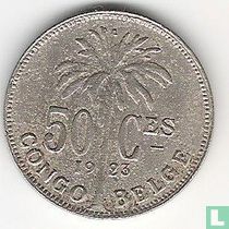 Belgian Congo 50 centimes 1923 (FRA)