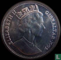 Gibraltar 14 ecus 1993 (PROOF) "Opening of the Channel Tunnel"