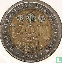 États de l'Afrique de l'Ouest 200 francs 2004