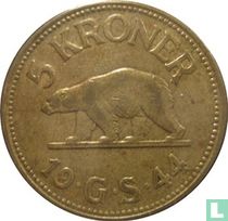Greenland 5 kroner 1944
