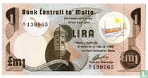 Malte 1 Lire ND (1979)
