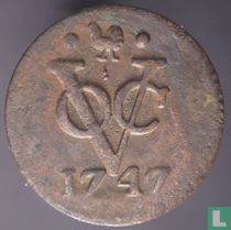 VOC 1 duit 1747 (West-Friesland)