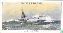 H.M.S. "Sunfish" British Submarine, "Shark" Class.