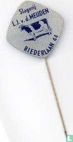 Slagerij L.J. v.d. Meijden Riederlaan 44 Rotterdam