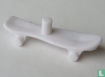 Planche à roulettes étroit (blanc)