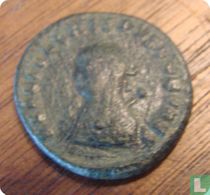 Empire romain, AE Follis, 317-326 AD, Crispus, Cyzicus, 317-320 AD