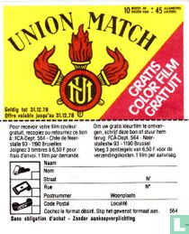 Union Match - gratis color film gratuit