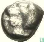 Mylasa, Caria AR5 (1/48 Stater) 450-400 BC