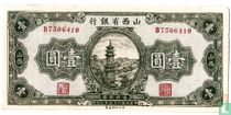 China Shensi 1 yuan 1936