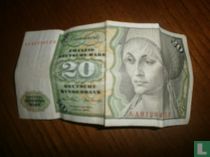 Federal Bank, 20 D-Mark 1970 (a)