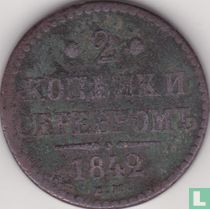 Russland 2 Kopeken 1842 (CM)