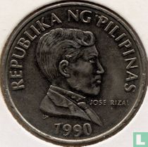 Philippines 1 piso 1990 (large lettering)