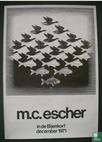 Escher in de Bijenkorf.