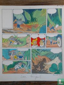 originele inkleuring Jerom het Groene Eiland