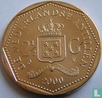 Netherlands Antilles 2½ gulden 2000