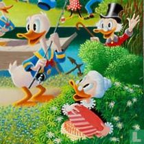 Donald Duck strip ex-libris / prent catalogus
