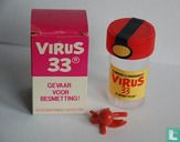 Virus 33 - rood in potje
