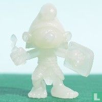 Schtroumpf égyptien (blanc/fluorescent)