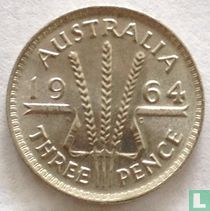 Australia 3 pence 1964
