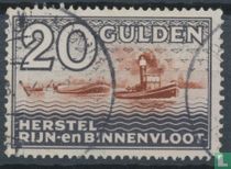 Récupération de la flotte rhénane et intérieure (1941) - 13 - 20 florins