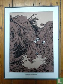 Vue du front après la bataille