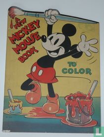 A new Mickey Mouse book to color