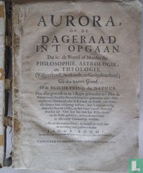 Aurora of de dageraad in 't opgaan