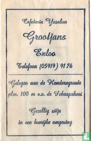 Cafetaria IJssalon Grootjans