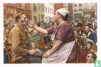 Brussel (Sint Laurentkwartier) - Een veegje zonder lachen!