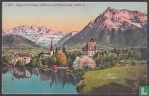 Spiez mit Niesen und Bluemlisalp