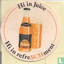 Hi in juice Hi in refreschment