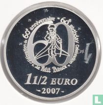 Frankrijk 1½ euro 2007 (PROOF) "60 years of the Little Prince - the Little Prince laid down in the grass"