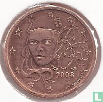 Frankrijk 1 cent 2008