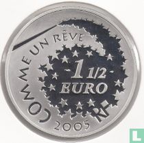 Frankreich 1½ Euro 2005 (PP) "30 years of Hello Kitty by Ikuko Shimizu - Kitty at the Champs Elysées"
